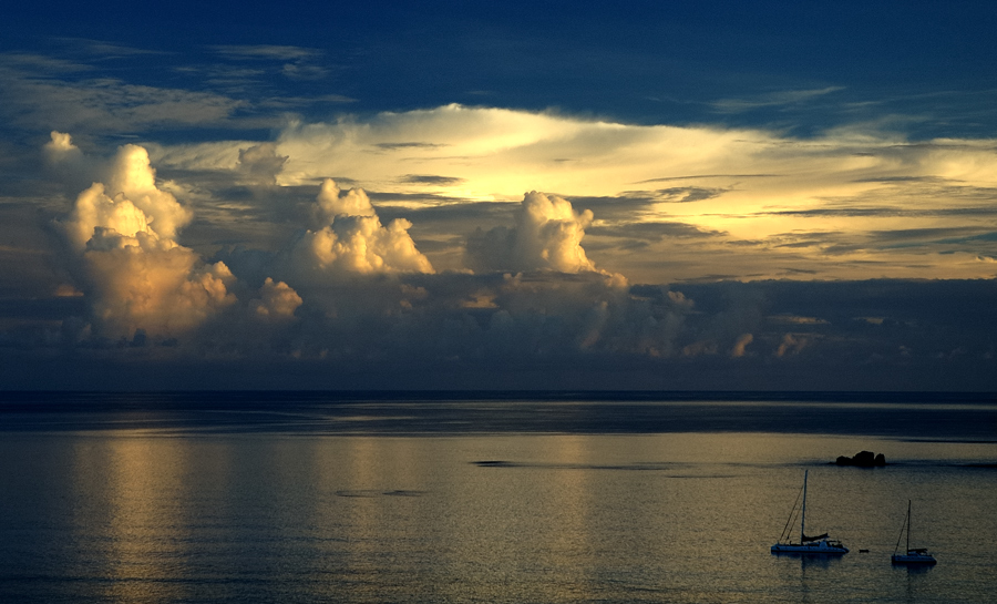 Evening clouds