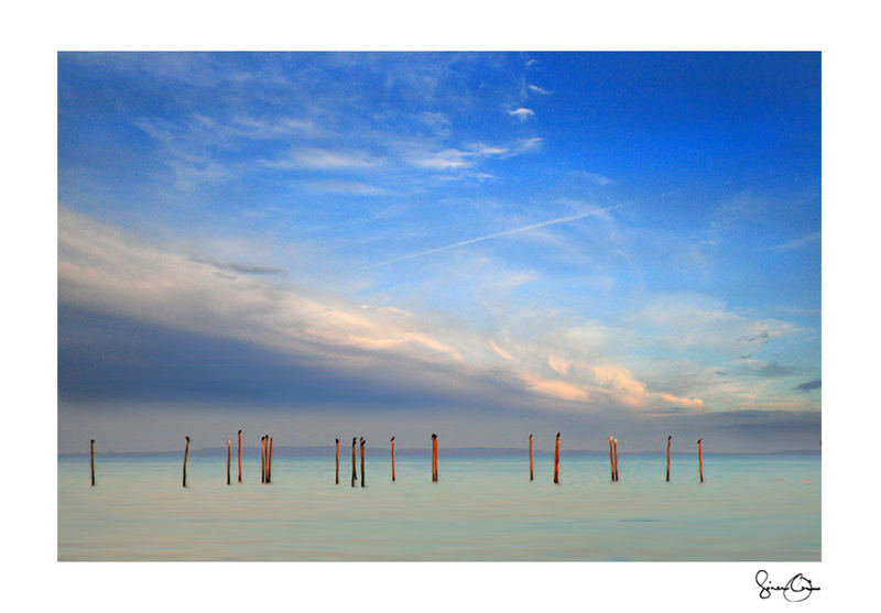 Evening colors on the beach