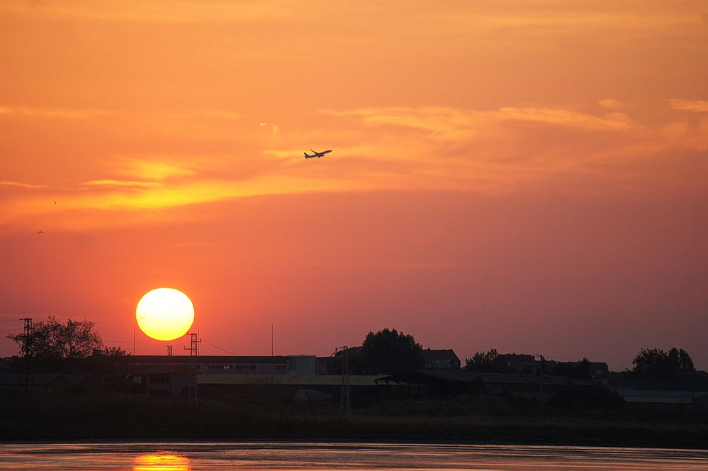 Evening flight