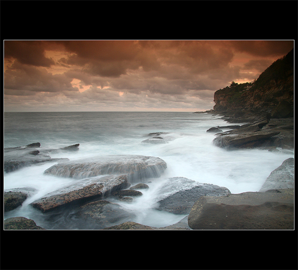 Evening games of the ocean...