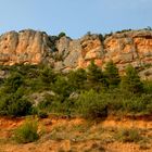 evening glow in the velebit mountains