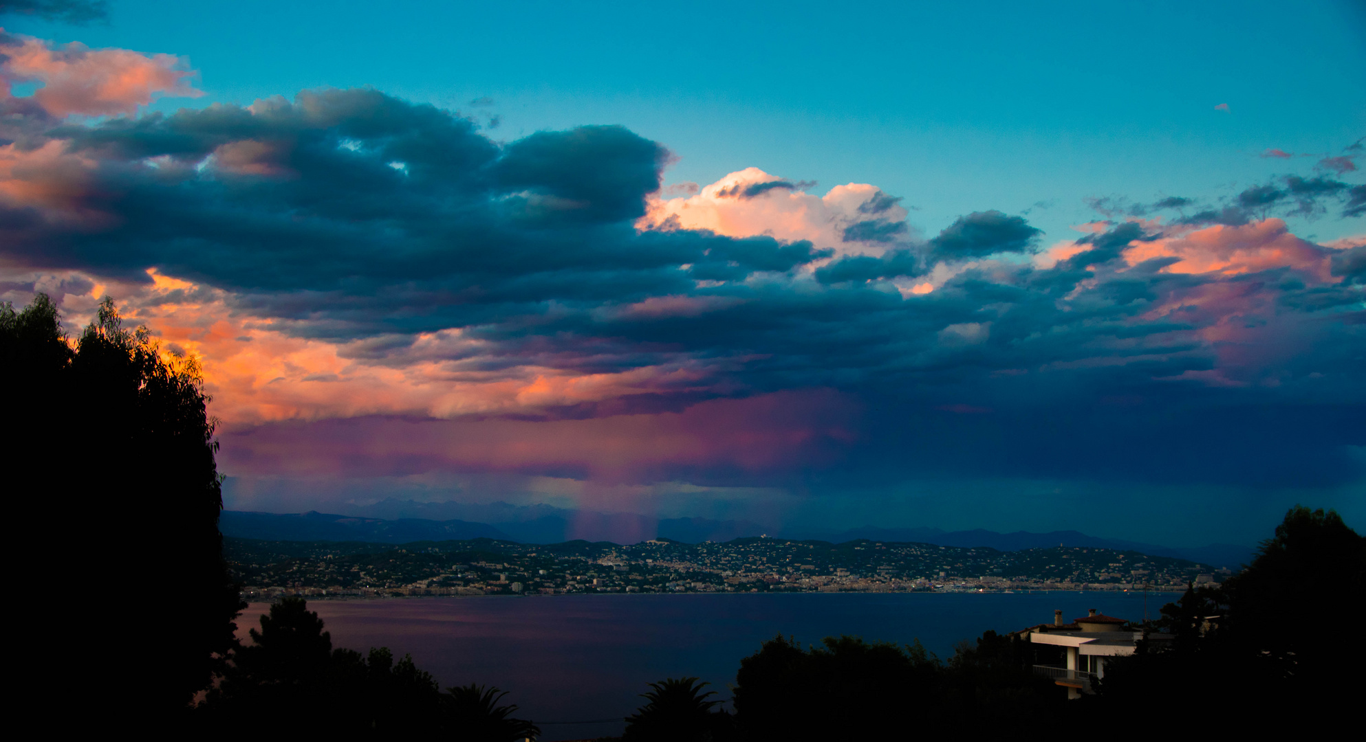 Evening @ Golfe de la Napoule / Cannes - colour - Théoule-sur-Mer 2017