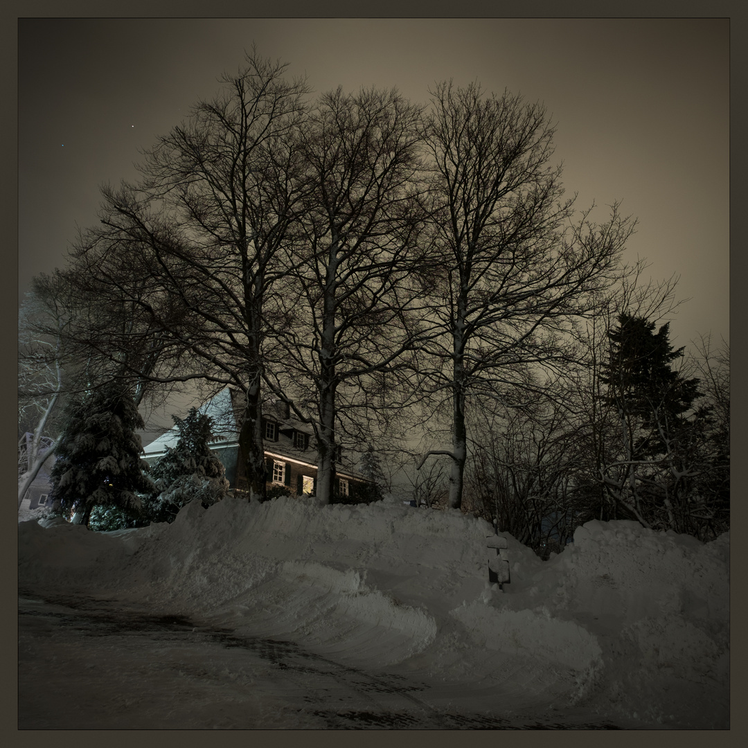 Evening in a village