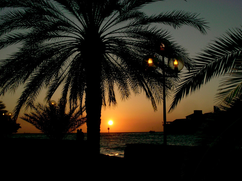 Evening in Curacao