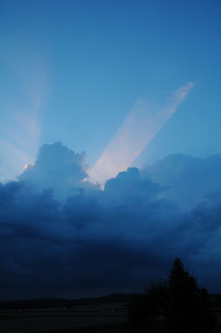 Evening in northern Austria