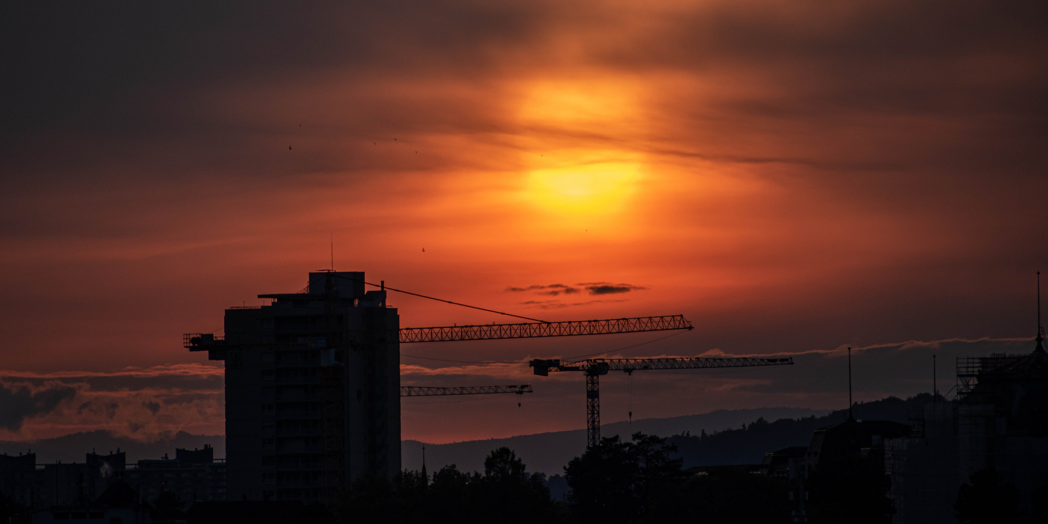 Evening in red