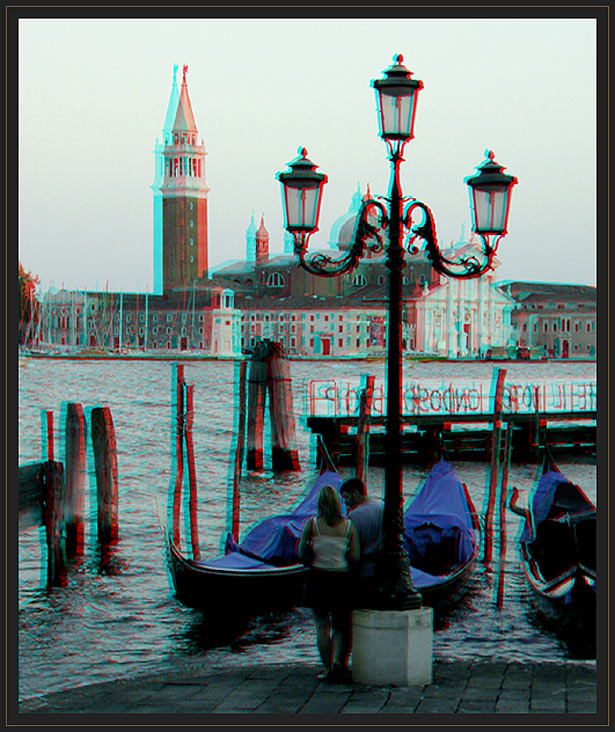 Evening in Venice [3D anaglyphs]