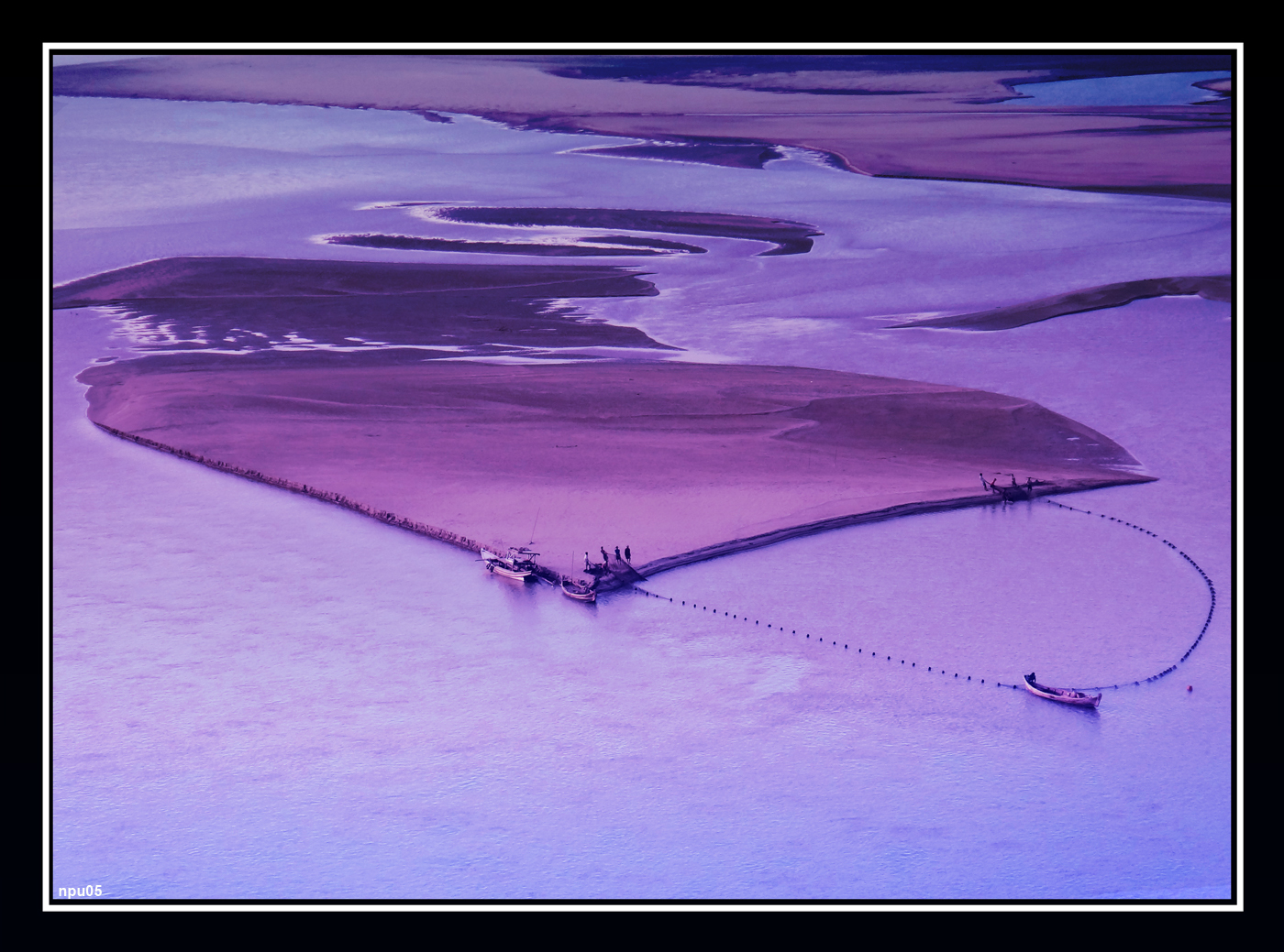 evening life - Irrawaddy River 