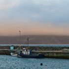 Evening light at Purteen pier