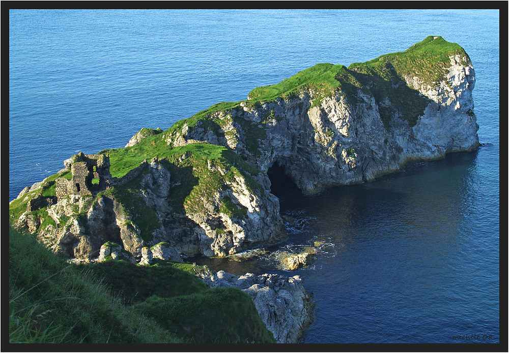 evening light on Kinbane Head