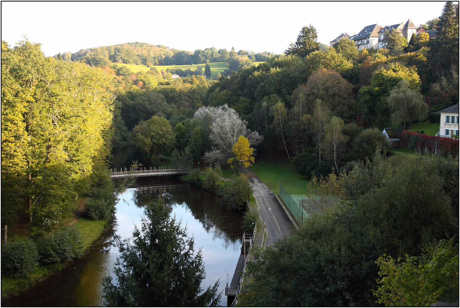 Evening light over Uzerche