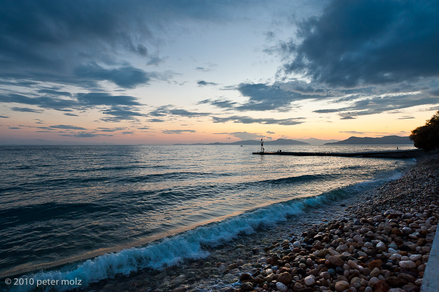 Evening mood at Balos Beach / Samos, Greece, 2010