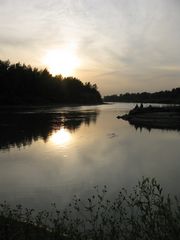 evening on the river