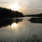 evening on the river