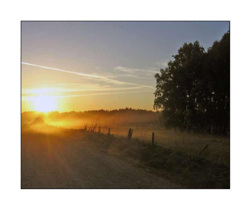 Evening On The Village Road