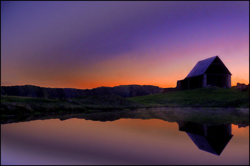 Evening on water