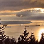 Evening over the Burrard Inlet