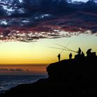 Evening. Portugal ocean coast