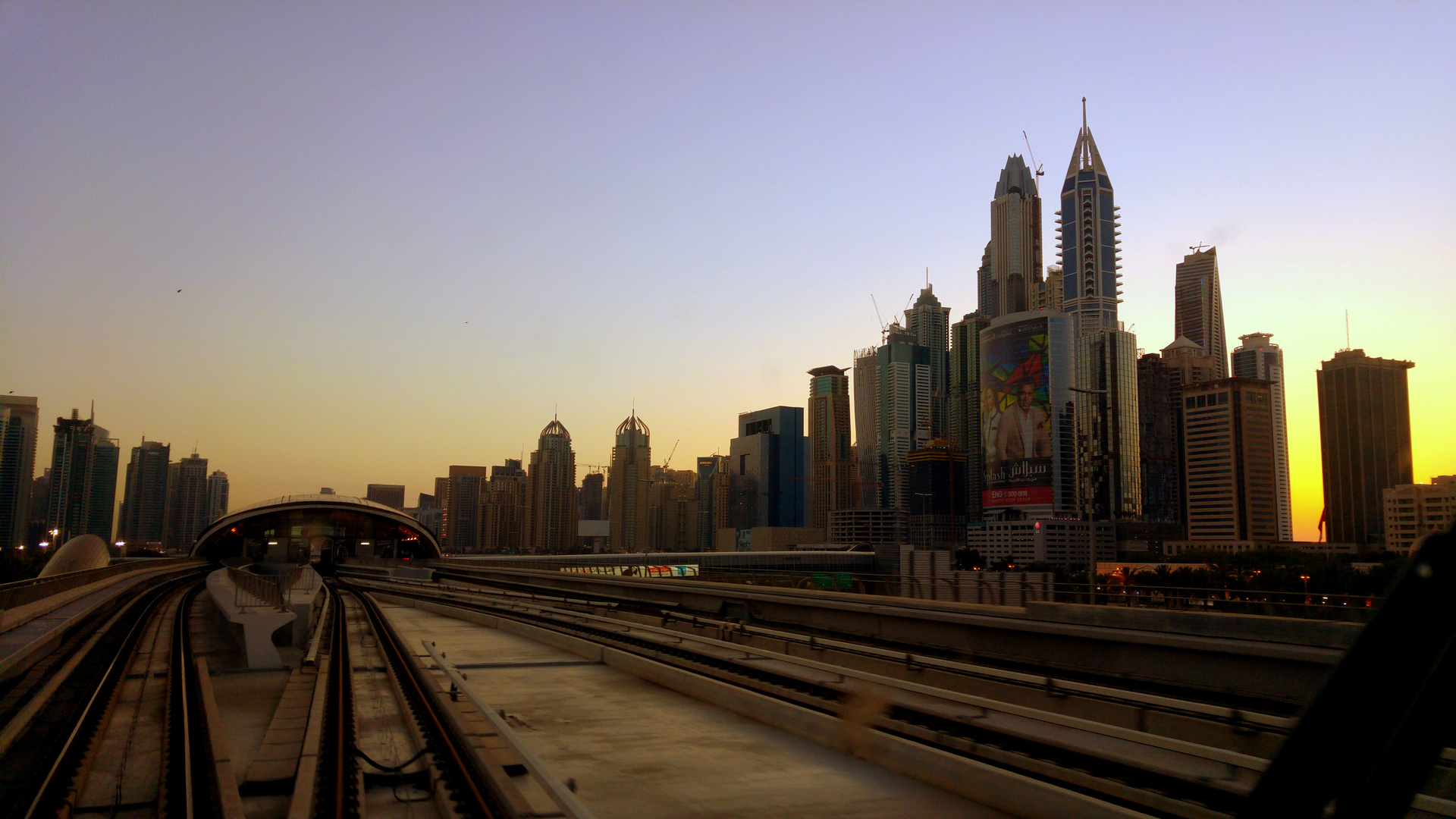 Evening Subway near Shaikh Zayet Rd.