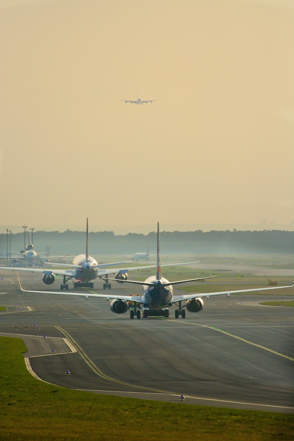 evening traffic.