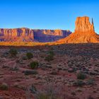 Evening view at Monument Valley