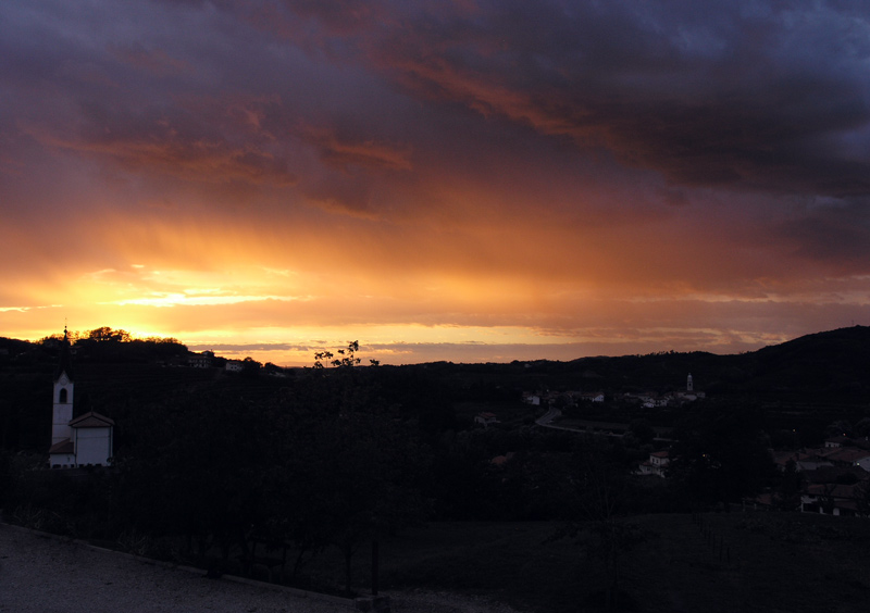 Evening view towards Nova Gorica