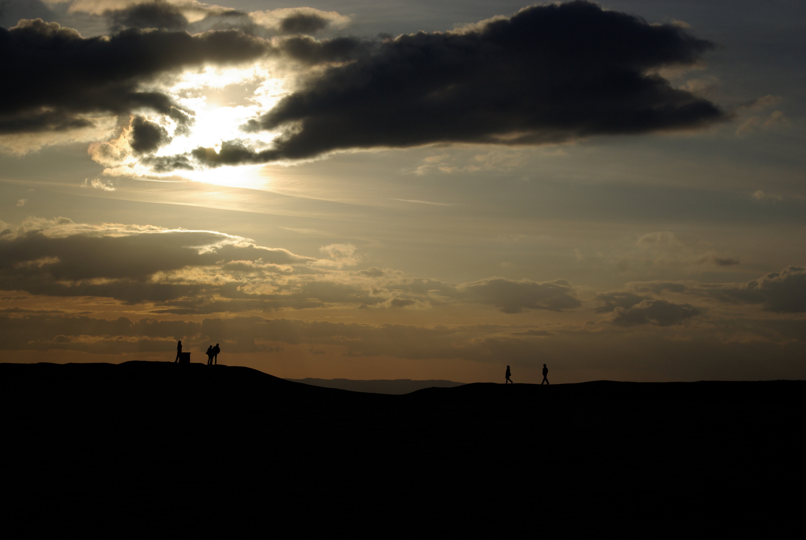 Evening walkers