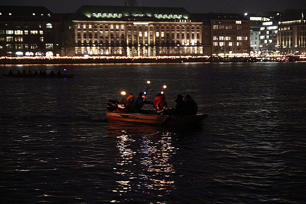 Event für Olympia - Veranstaltung an der Binnenalster II