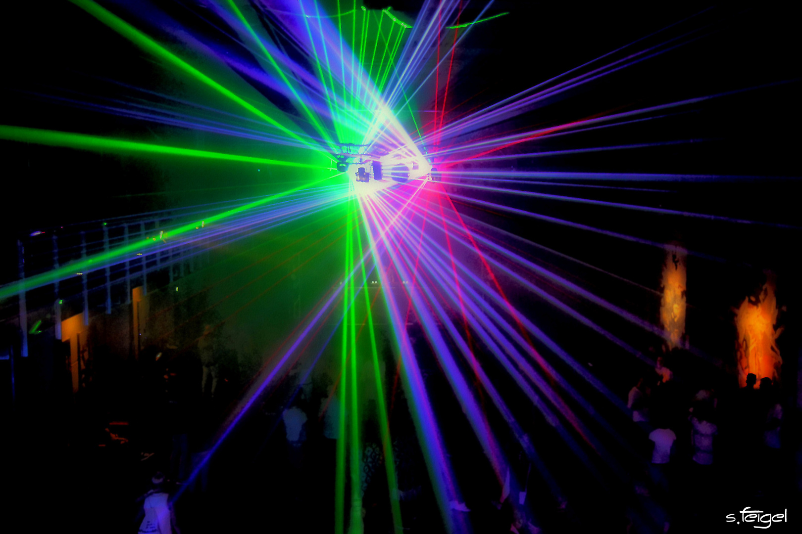 Event Laser / Kaminwerk Memmingen.