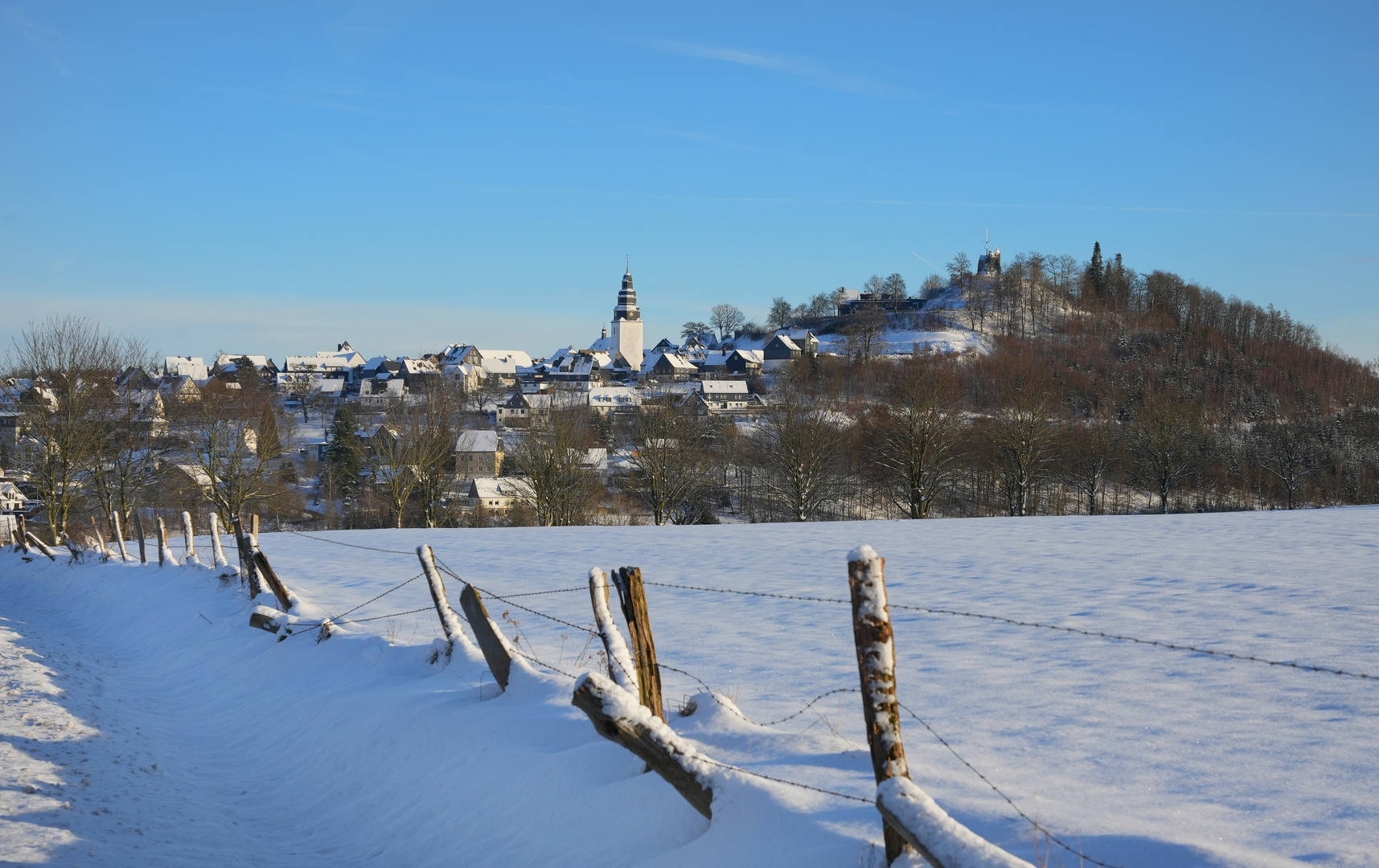 Eversberg im Winterlook