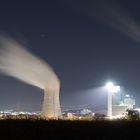 EVS Kohlekraftwerk bei Nacht