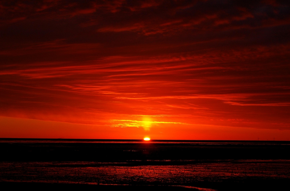 Ewiges  atmen der Gezeiten.. ...Weltnaturerbe Wattenmeer vor Norddeich