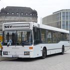 ex Berliner O405N als Ersatzverkehr in Leipzig Hbf