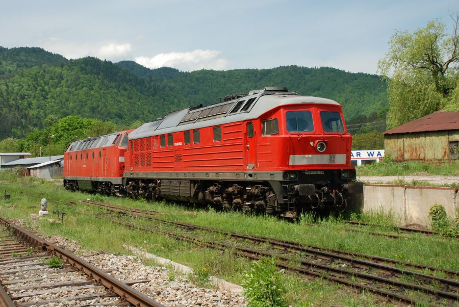 Ex BR 119 and BR 232 in Bicaz - Romania