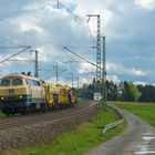 Ex- Bundesbahn- Oldtimer mit Bauzug