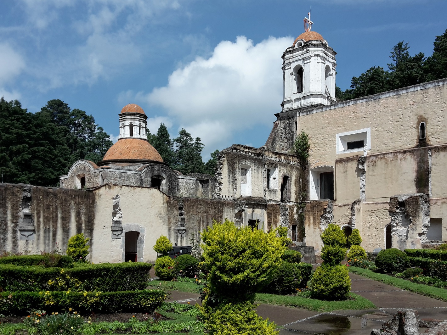 Ex Convento Desierto de los Leones Mexico DF, Blue Monday