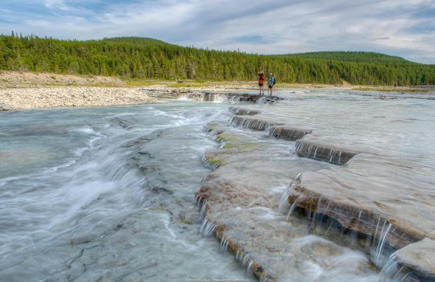 Excursion photo dans la rivière Patate, Anticosti le 23 juillet