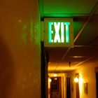 Exit Lampe im Dublin Inn in Seattle