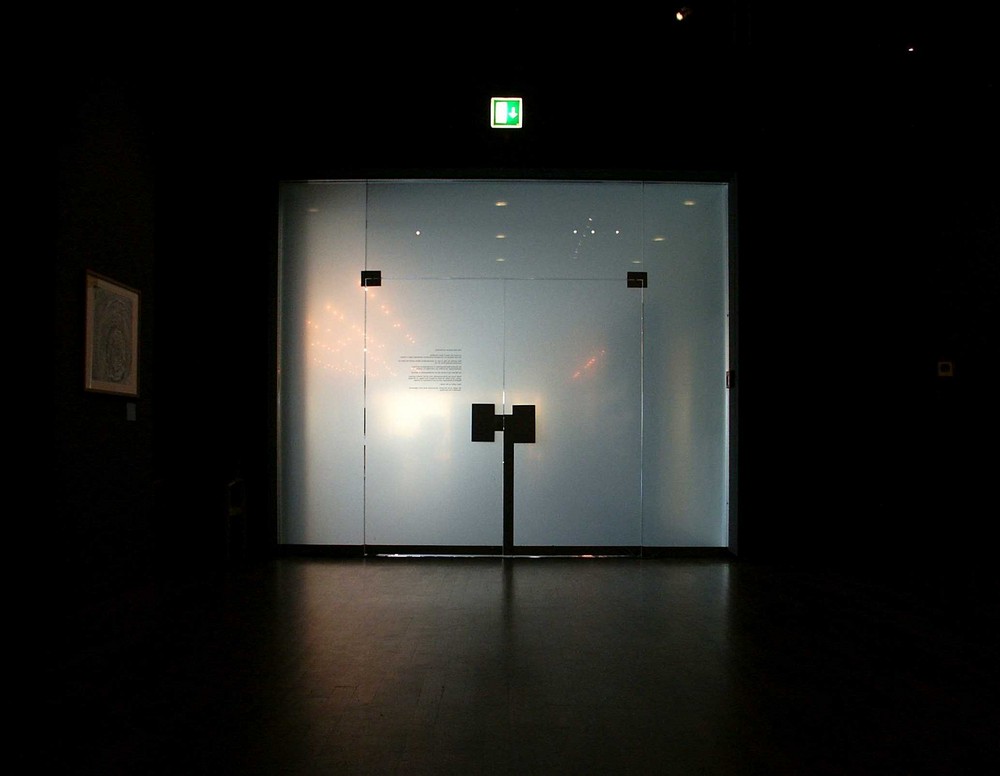 Exit of an exhibition