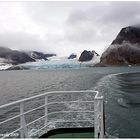 Exit zum Gletscher im Hornsund