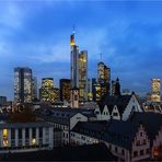 Exklusiver Blick auf die Frankfurter Skyline