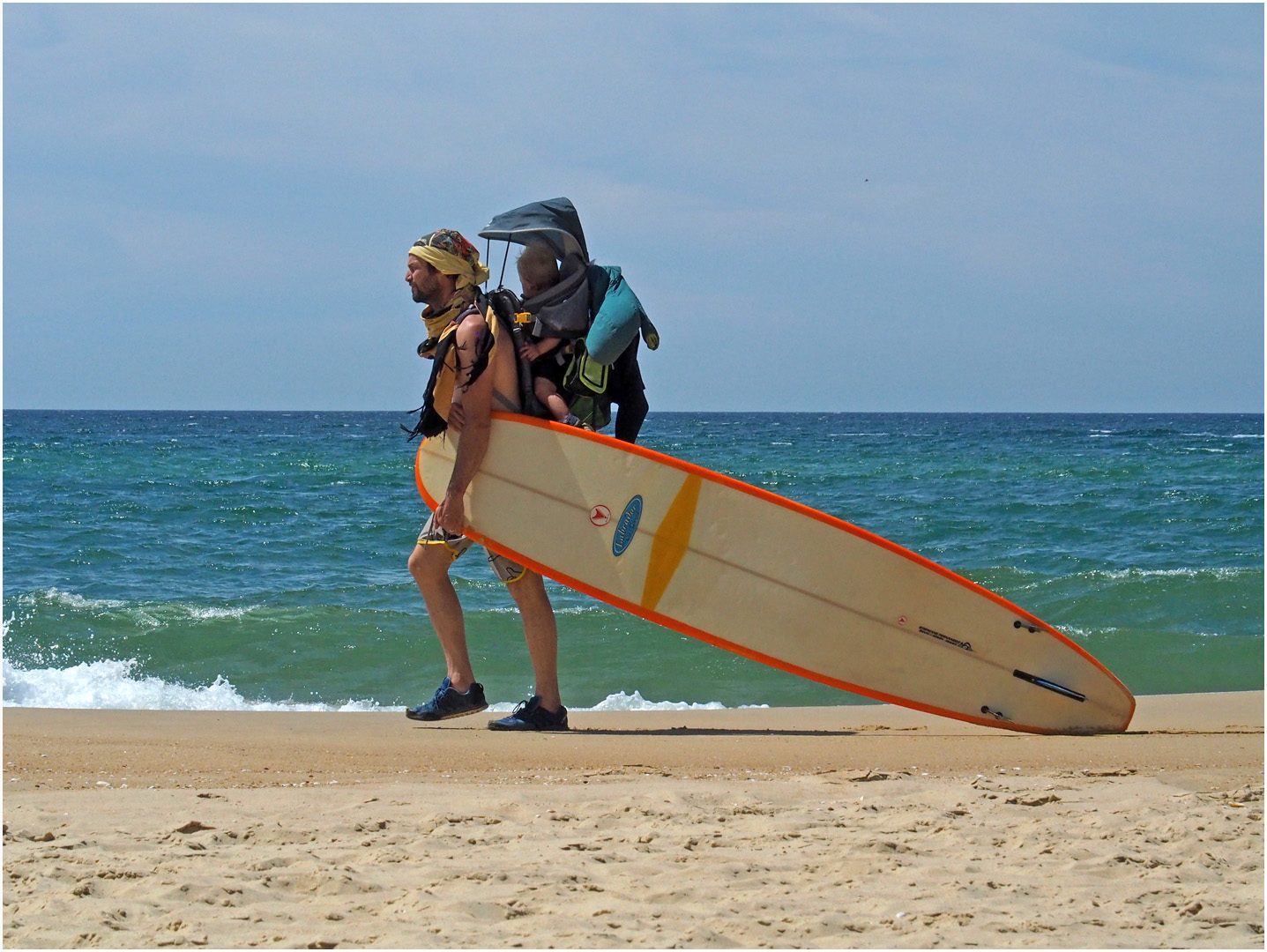 Expédition en famille vers la plage