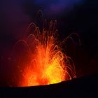 Explosion of Volcano Yasur in Vanuatu