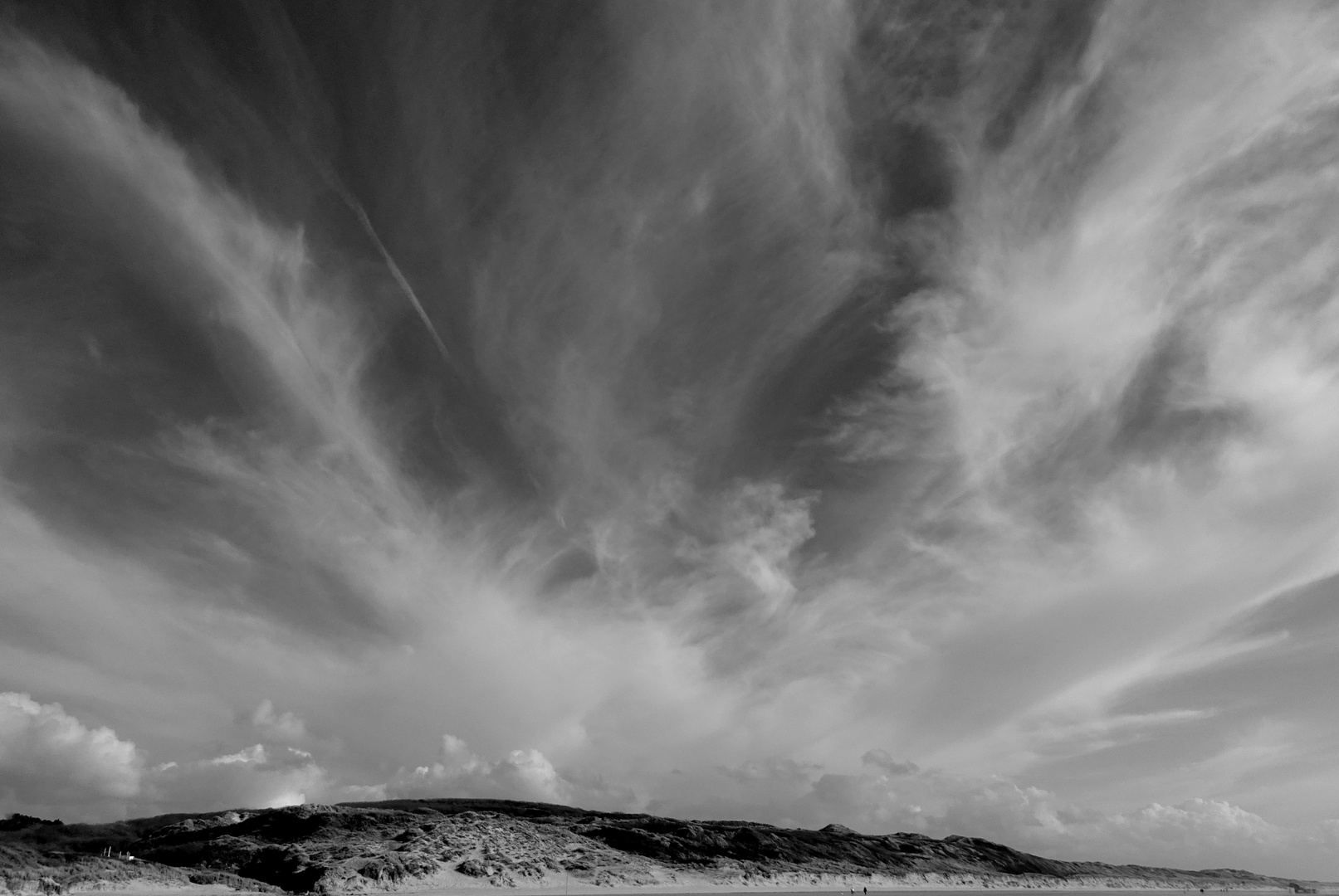 Explosion sur la dune