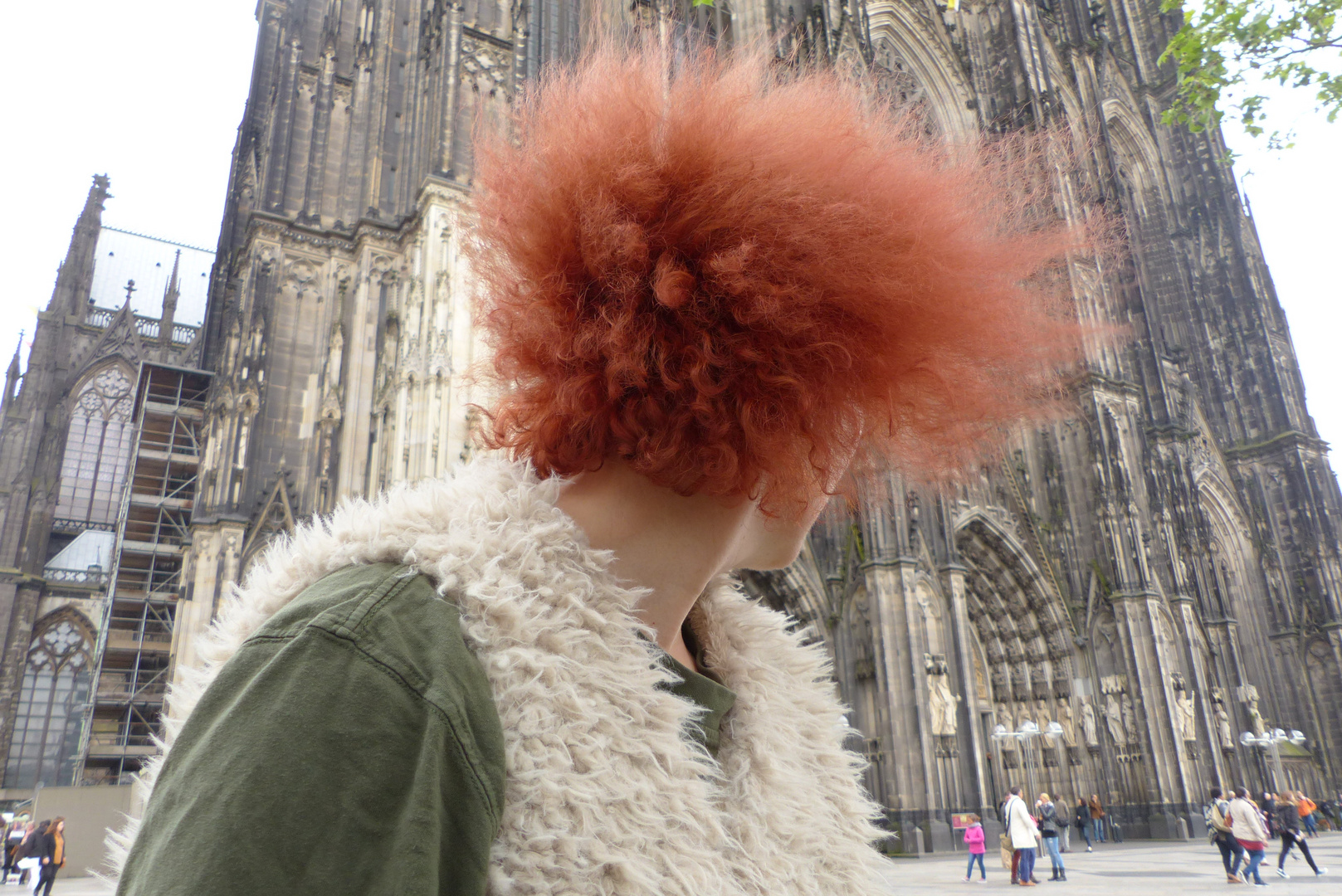 Explosion vor dem Kölner Dom