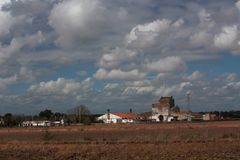 explotación agraria, primavera