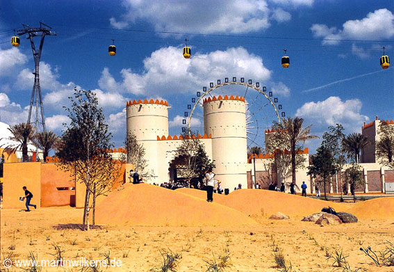 EXPO 2000 in Hannover: Pavillon Vereinigte Arabische Emirate