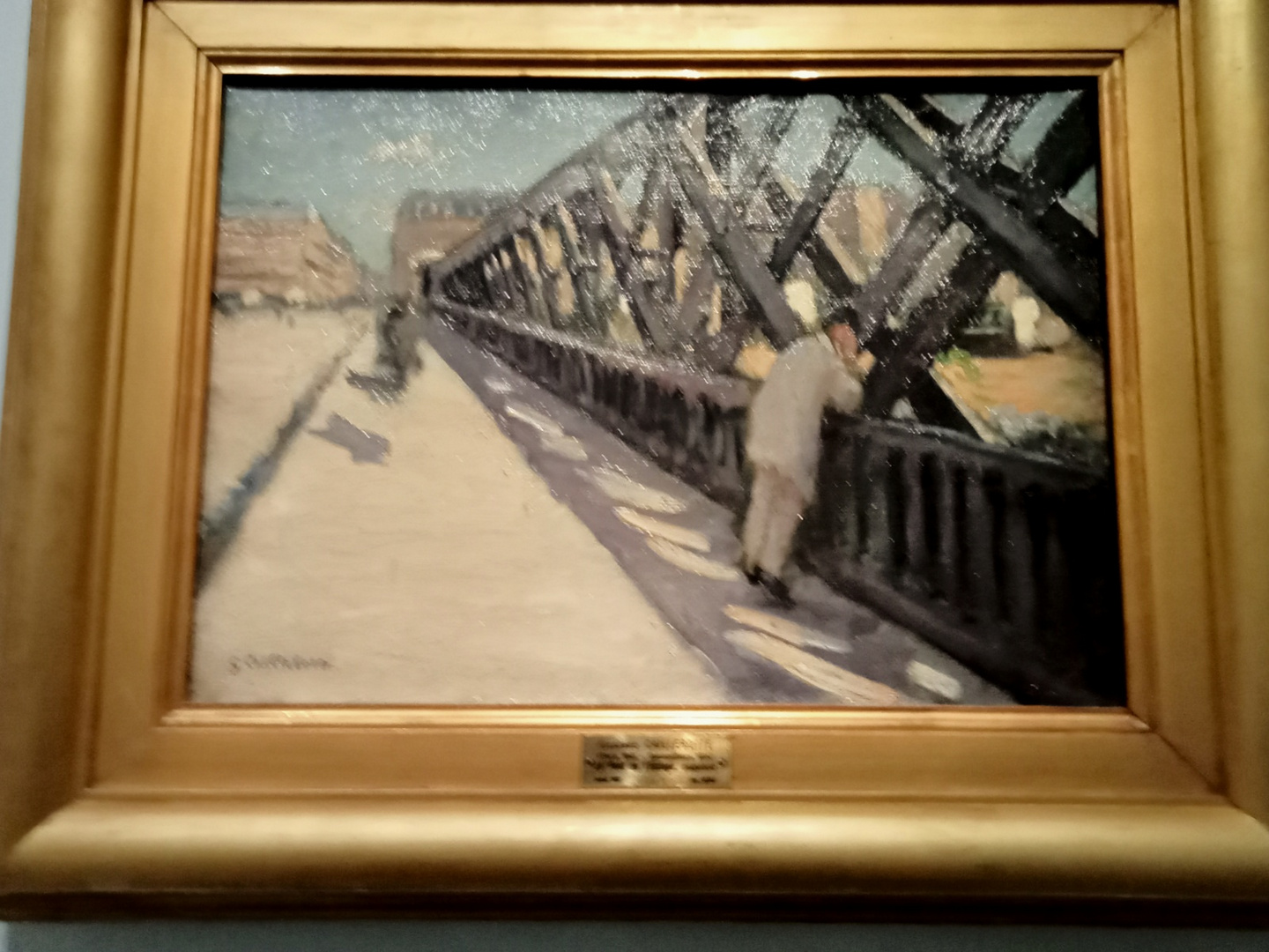 Expo au Musée des Arts de Nantes (44) "Le voyage en train" Peinture de G. Caillebotte (n°1)