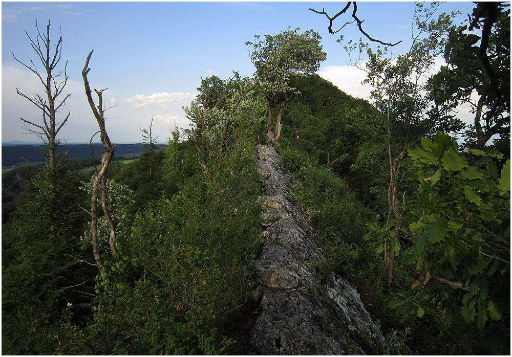 Exponierter Berggrat