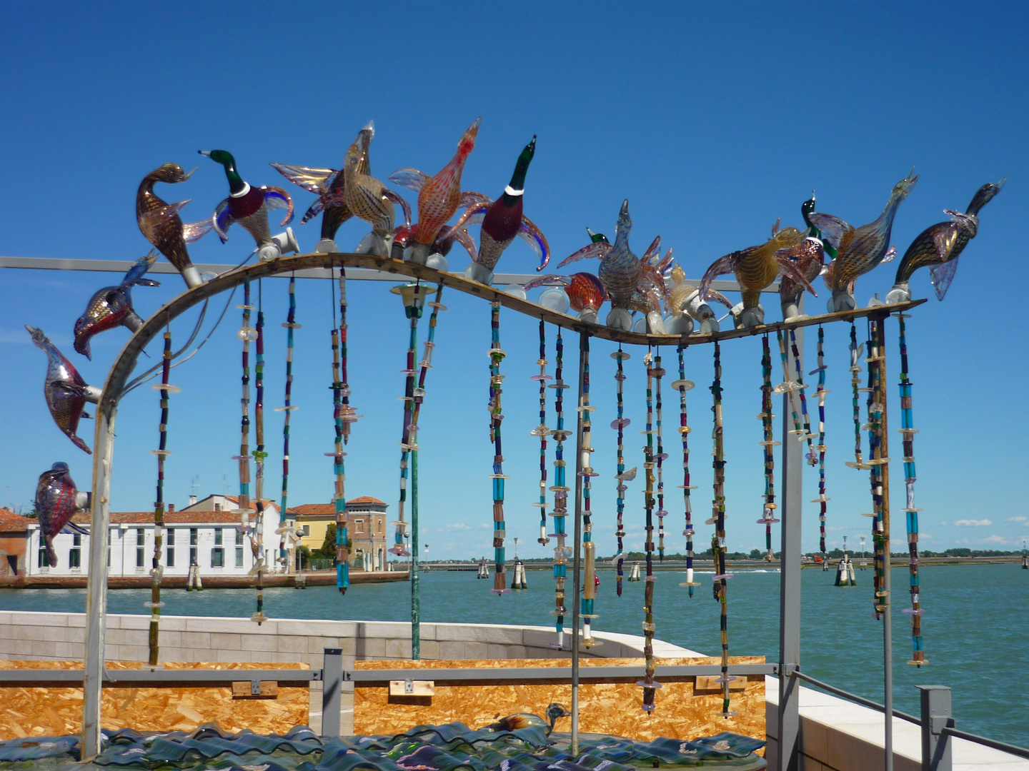 Exposition de verre à Murano